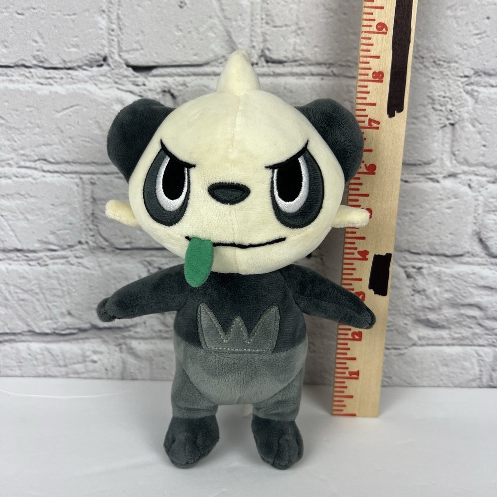 Pancham Pokemon 8 Inch Stuffed Plush Nintendo Wicked Cool‎ Toys WCT 2020 Grey